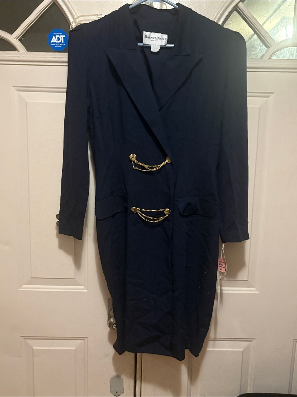 Danny & Nicole Navy Jacket with Branded Label